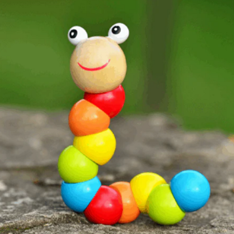 Wooden Caterpillar Toy for Kids | Wooden Toys for Kids | Early Learning Toy for Kids