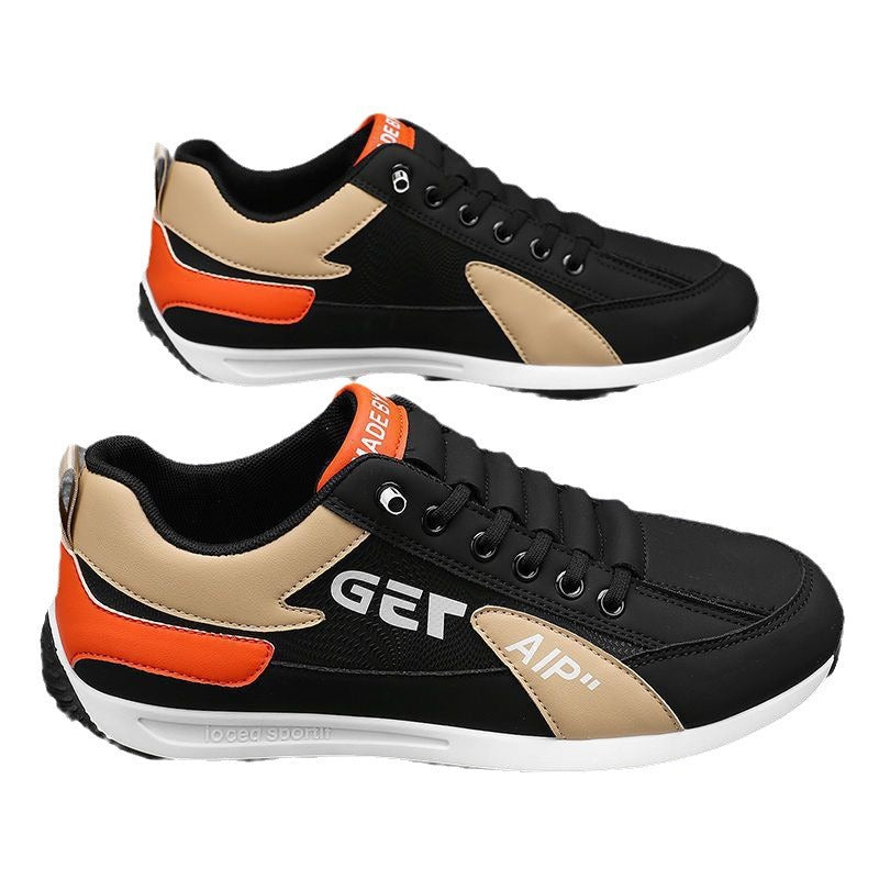 2024 new one-foot wide men's shoes spring and autumn sneaker running lightweight breathable men's casual platform versatile shoes