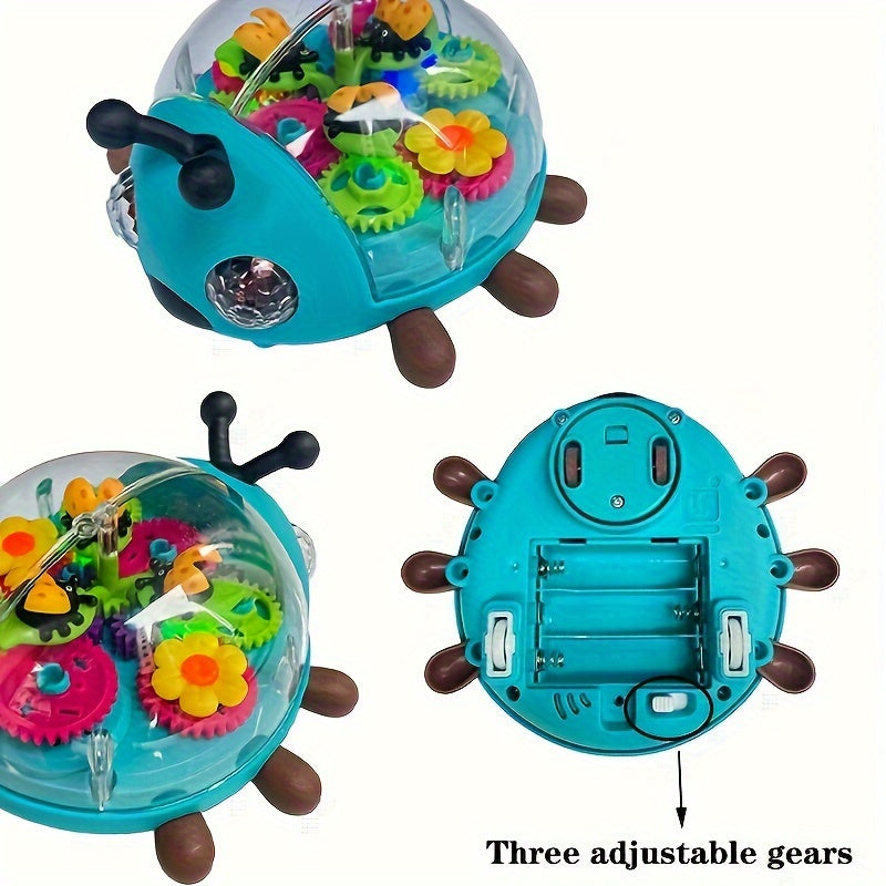 Illuminated Beetle Toy Car
