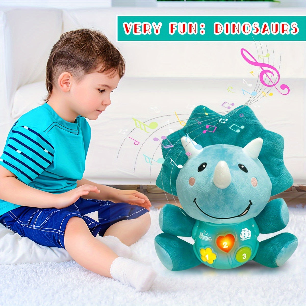 1pc Plush Musical Toy Set - Christmas Birthday Gift