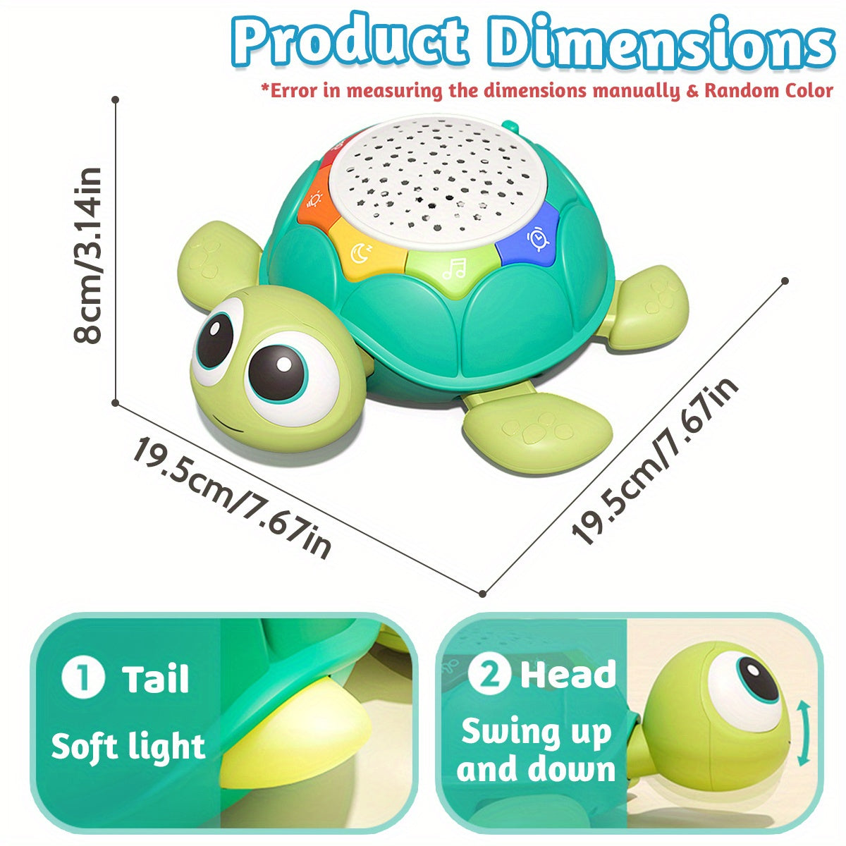 Musical Turtle Toy for Infants