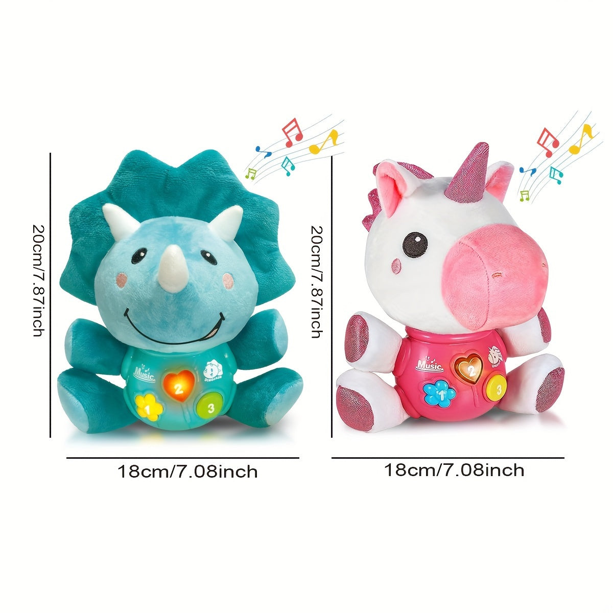 1pc Plush Musical Toy Set - Christmas Birthday Gift