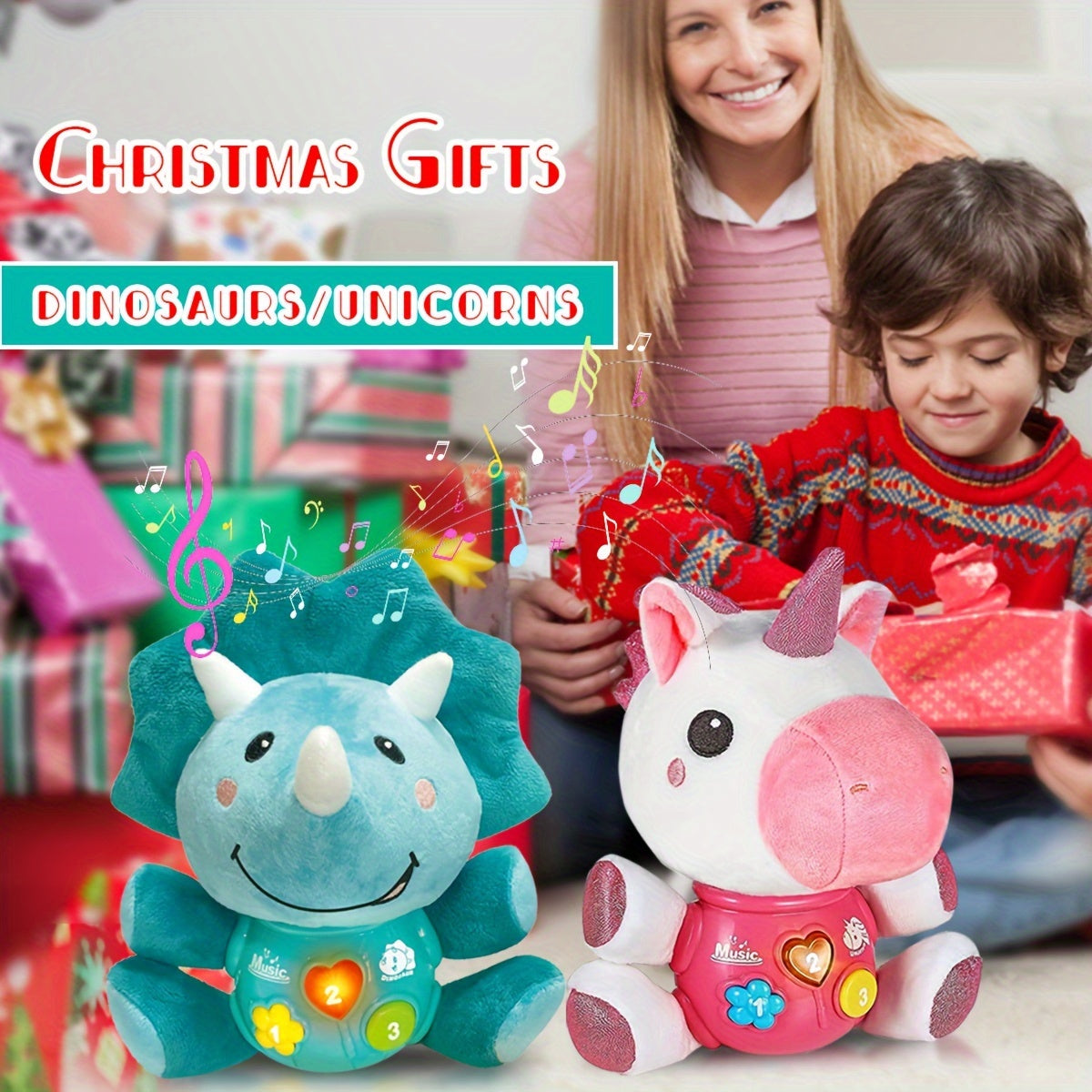1pc Plush Musical Toy Set - Christmas Birthday Gift