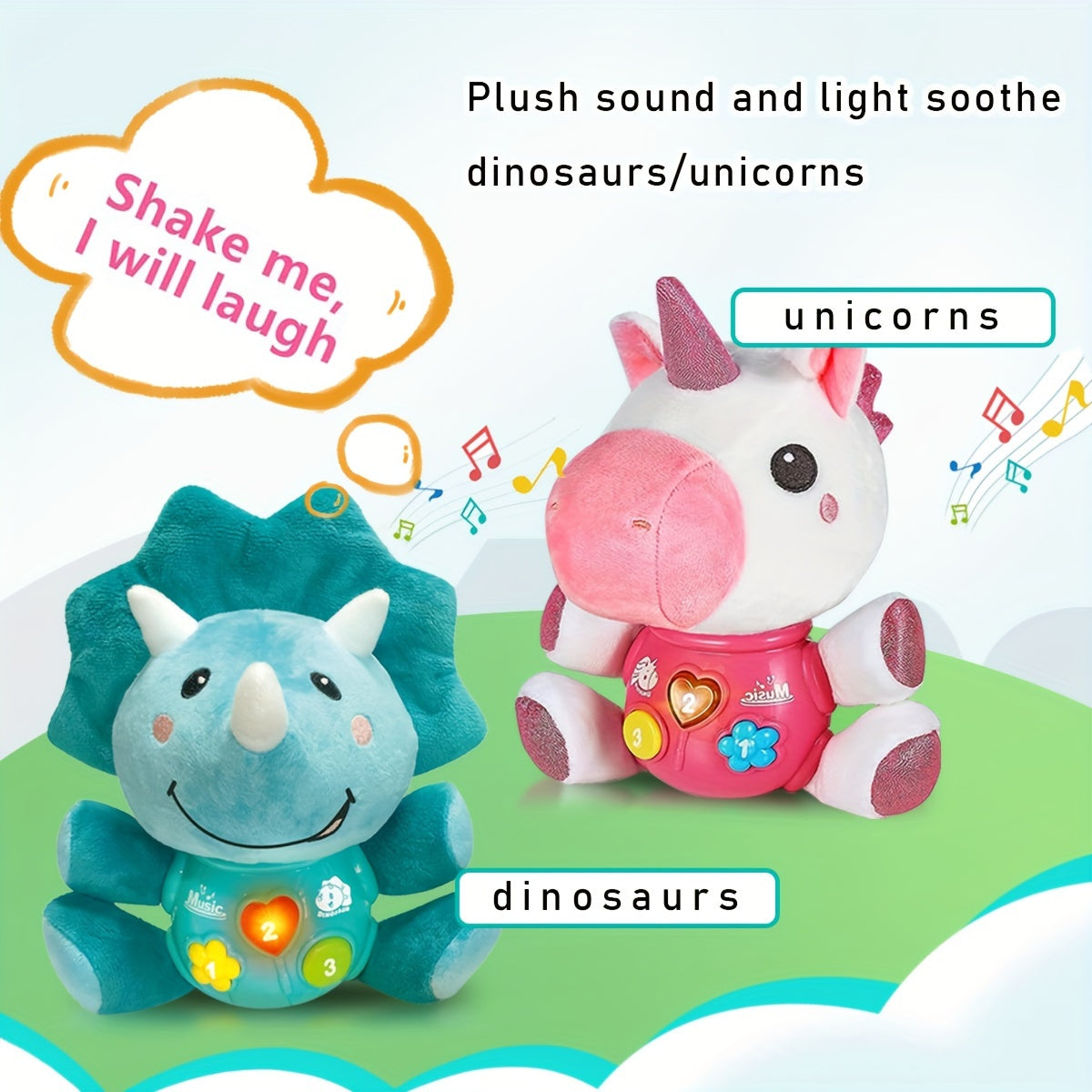 1pc Plush Musical Toy Set - Christmas Birthday Gift