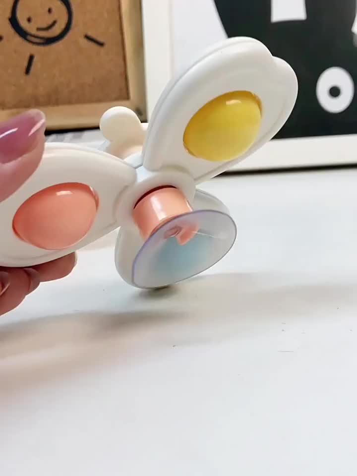 3PCS Suction Cup Spinner Toy Baby Bath Funny Game Educational Toys For Children Girls Boys Infant Sensory Stress Reliever Gift