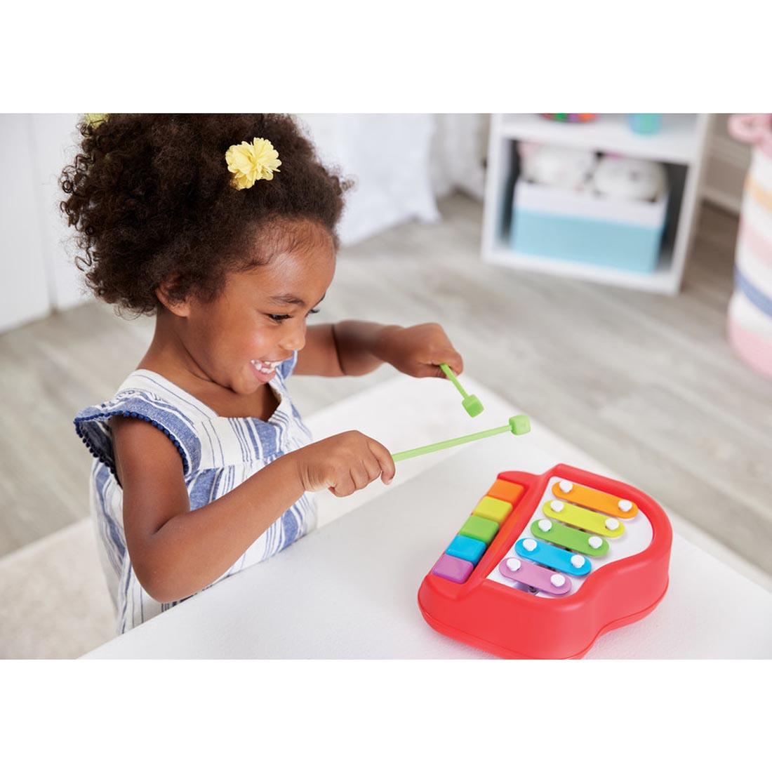 2 in1 Baby Piano Xylophone Toy for Toddlers Multicolored Key Keyboard Xylophone Piano Musical Piano Toy for Baby Kids Girls Boys