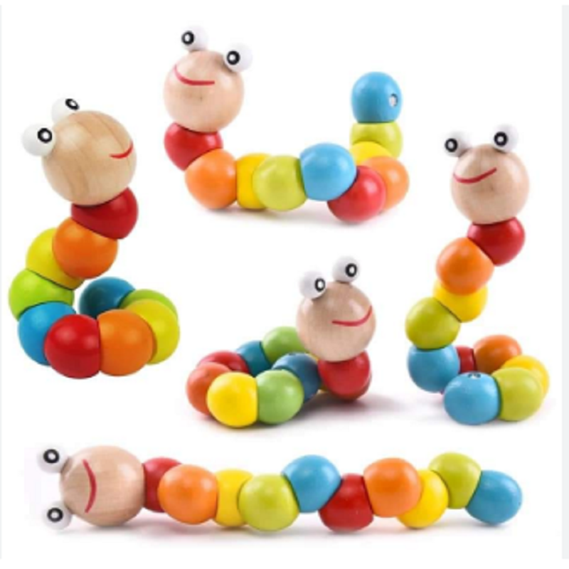 Wooden Caterpillar Toy for Kids | Wooden Toys for Kids | Early Learning Toy for Kids