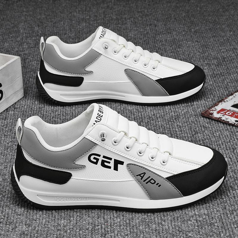 2024 new one-foot wide men's shoes spring and autumn sneaker running lightweight breathable men's casual platform versatile shoes