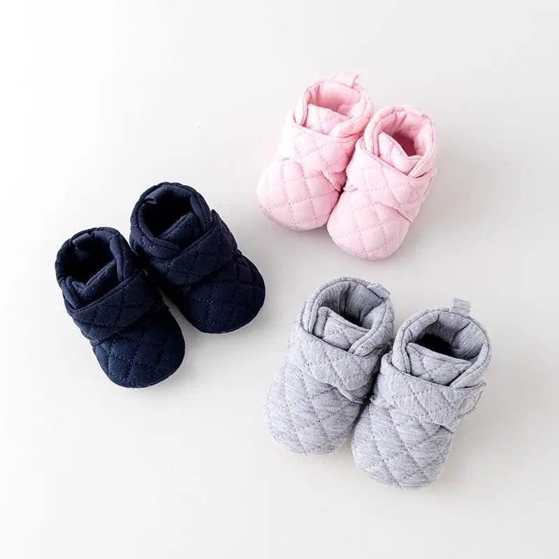Baby Winter Soft Cotton Indoor Newborn Toddler Prewalking Sneaker for 0-9-18 Months Baby Girls and Boys 2024 New Fashion