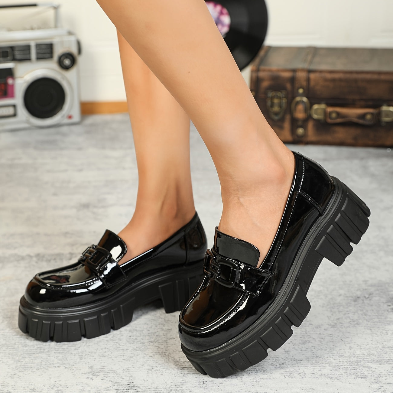 Stylish Chic Slip-On Loafers