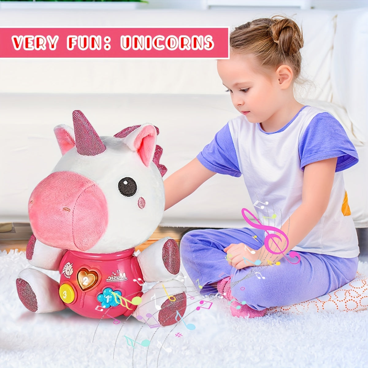 1pc Plush Musical Toy Set - Christmas Birthday Gift