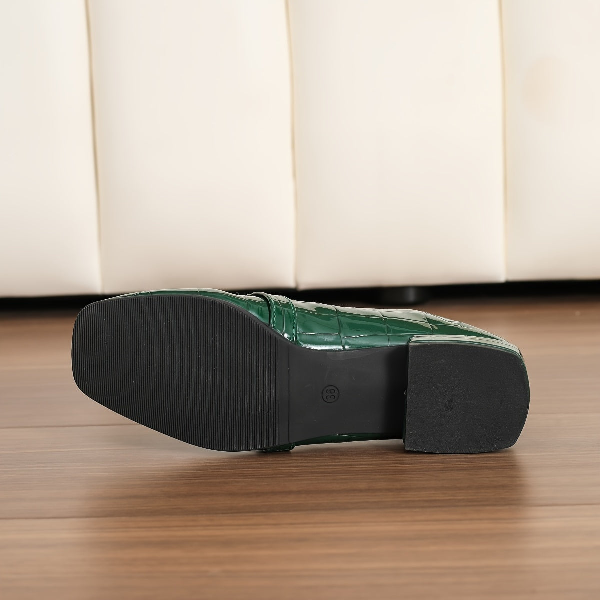 Chic Women's Retro Square-Toe Loafers