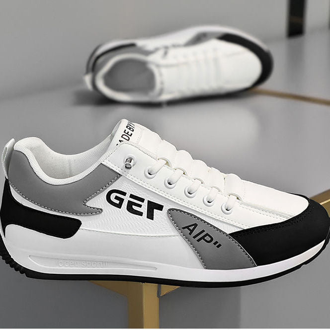 2024 new one-foot wide men's shoes spring and autumn sneaker running lightweight breathable men's casual platform versatile shoes