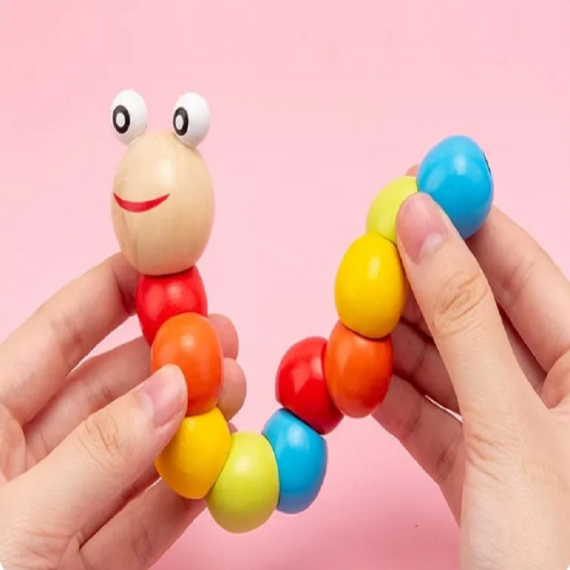 Wooden Caterpillar Toy for Kids | Wooden Toys for Kids | Early Learning Toy for Kids