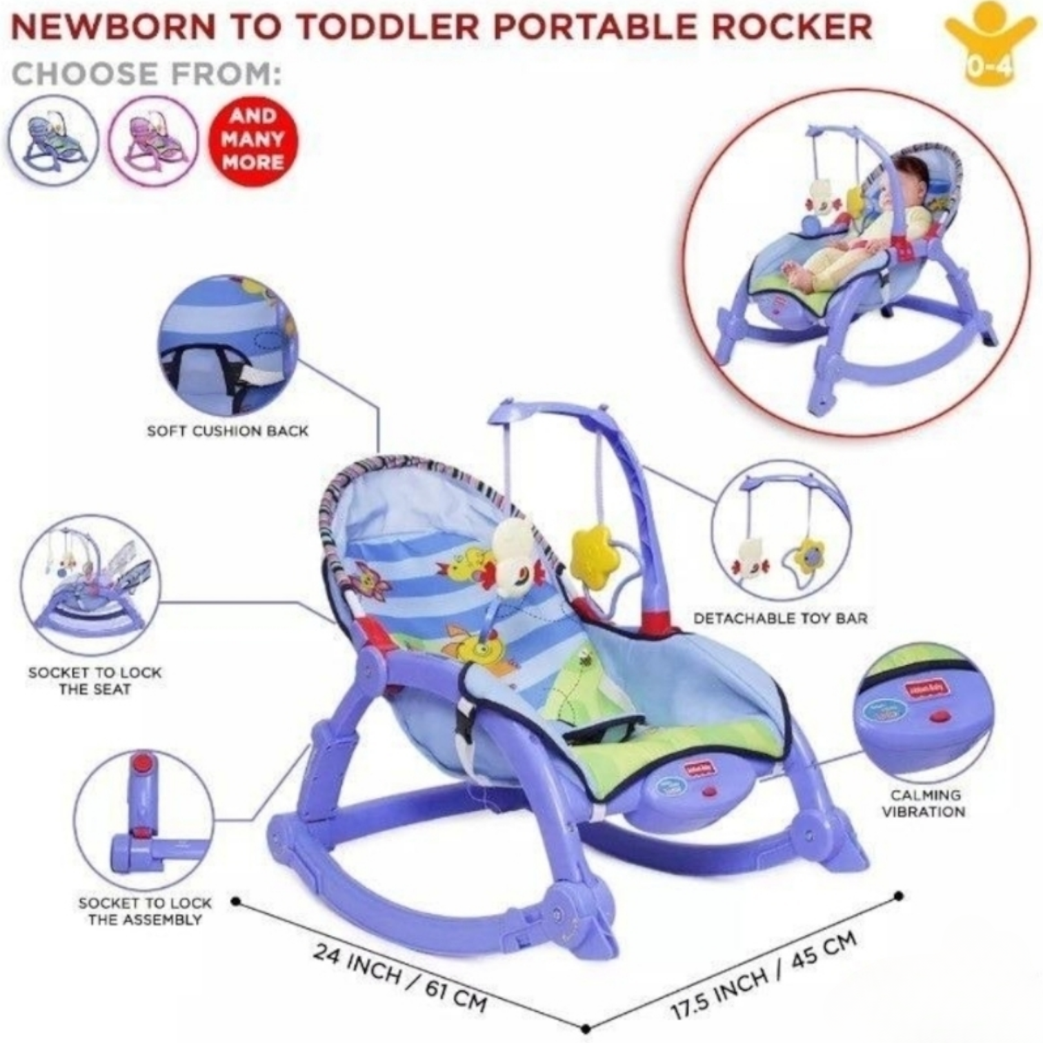 3 in 1 Infant Bouncer